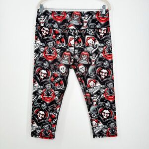 NWT Unwonted American Horror Capri Leggings Women’s Size XL
